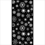 Stamperia Stencil 4.72"X9.84" - Snowflakes