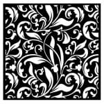 Stamperia Stencil 7"X7" - Rose Parfum Texture