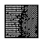 Stamperia Stencil 7"X7" - Around The World Double Texture