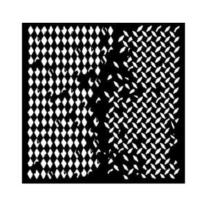 Stamperia Stencil 7"X7" - Around The World Double Texture