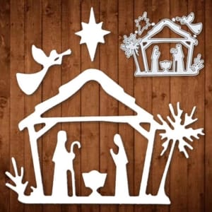 Steel Dies - Christmas Scene (LC2158)