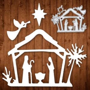 Steel Dies - Christmas Scene (LC2158)