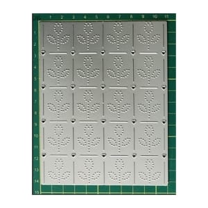 Steel Background Dies - Dot Leafy Grid