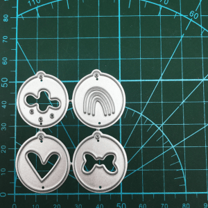 Steel Dies - MIni Tags, Seals or Pendants (Set of 4 dies)