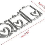 Steel Dies - MIni Tags or Pendants (Set of 3 dies)