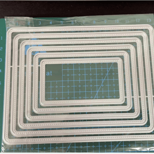 Steel Dies - Rounded Dotted Rectangles (Set of 6 dies)