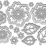 Steel Dies - Flowers (Set of 14 dies)