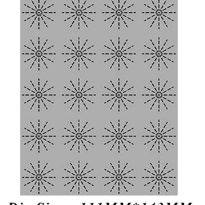 Steel Background Dies - Stitched Pattern