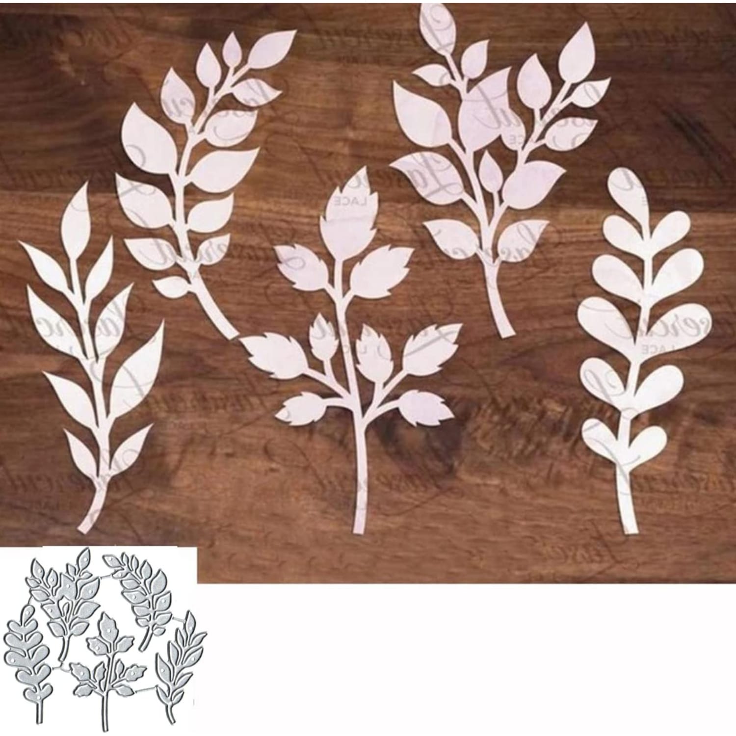 Steel Dies - Different Types of Leaves (Set of 5 dies) (LC2579) LC2579 steel cuttng dies 3 LC2579_steel_cuttng_dies_3