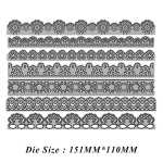 Steel Border Dies - Various Filigree Borders (Set of 7 dies)