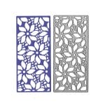 Steel Background Dies - Floral Pattern Grid