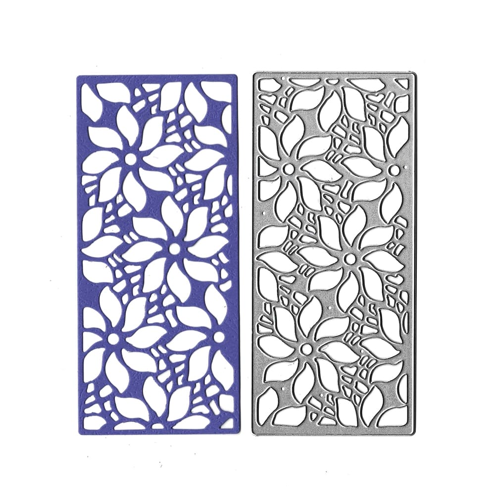Steel Background Dies - Floral Pattern Grid LC2715 steel cutting dies Steel Background Dies - Floral Pattern Grid