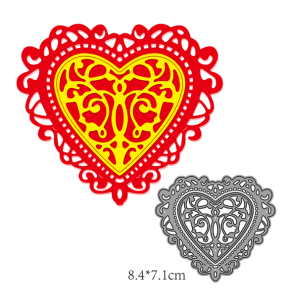 Steel Dies - Ornate Heart (Set of 2 dies)