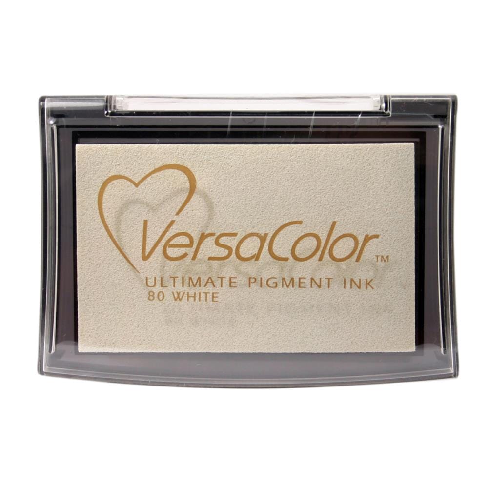 VersaColor Pigment Ink Pad - White VC 080 versacolor white pigment ink pad VersaColor Pigment Ink Pad - White