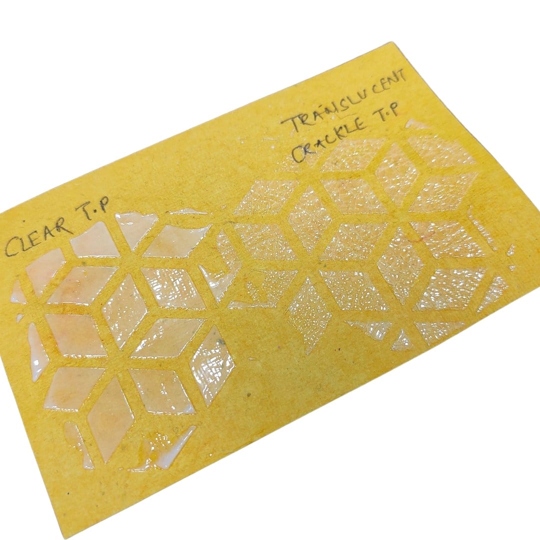 CrafTangles mixed media essentials - Crackle Texture Paste - Translucent (120 ml) CrafTangles Texture Paste Crackle Translucent 3 CrafTangles-Texture-Paste-Crackle-Translucent_3