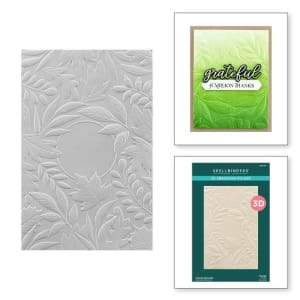 Spellbinders 3D Embossing Folder 5.5"X8.5" - Autumn Serenade