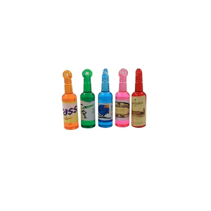 Miniatures - Bottles - 5 pcs Miniatures RAWMI 033 Miniatures - Bottles - 5 pcs