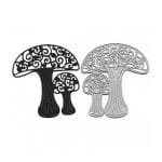 Steel Cutting Dies - Decorative Mushrooms