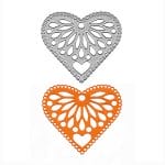Steel Dies - Decorative Heart (XY708)