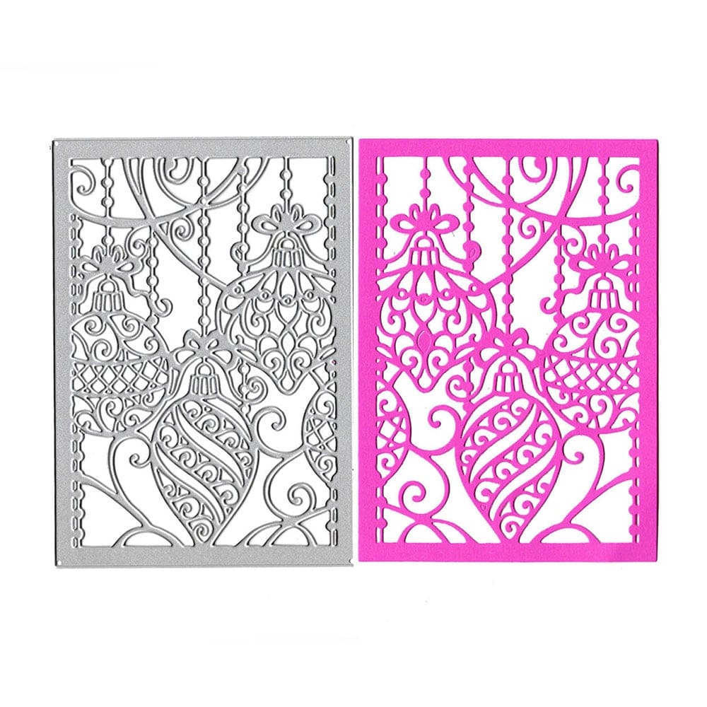 Steel Background Dies - Christmas Ornaments (XY893) XY893 Steel cutting dies Steel Background Dies - Christmas Ornaments (XY893)