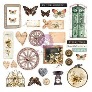 Prima In The Moment Cardstock Ephemera 60/Pkg