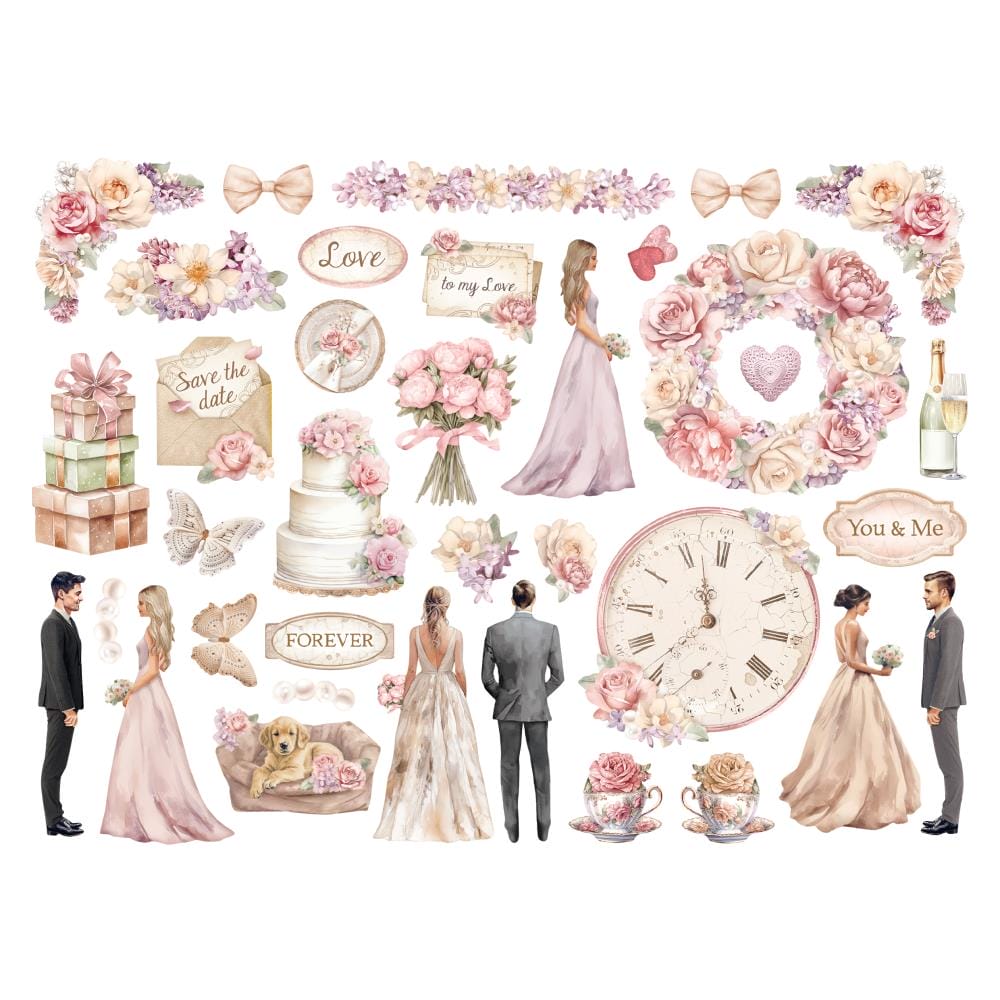 Stamperia Die-Cuts - Romance Forever, Ceremony Edition DFLDC89 stamperia die cut 1 DFLDC89_stamperia_die_cut_1