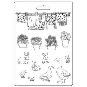 Stamperia Soft Maxi Mould A5 - Sunflower Art Farm