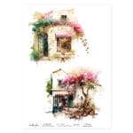 CrafTangles Decoupage Napkin / Tissue / Collage Paper - Spring Scenes 1