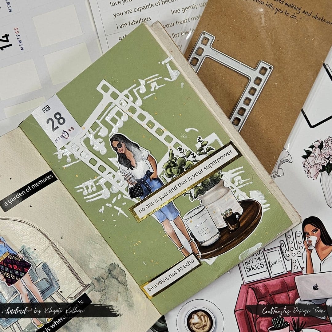 CrafTangles Precut Journal Stickers - Girl Boss 2 (Pack of 48 stickers) 28Feb24 28Feb24