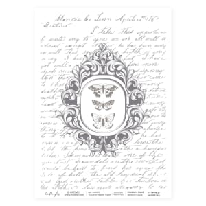 CrafTangles Decoupage Napkin / Tissue / Collage Paper - Nature Sketches 1