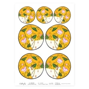 CrafTangles Decoupage Napkin / Tissue / Collage Paper - Pichwai Art 1