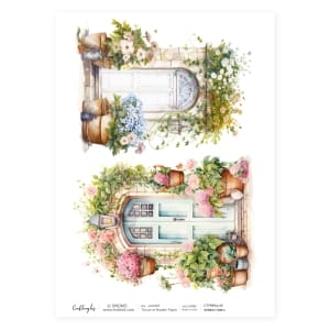 CrafTangles Decoupage Napkin / Tissue / Collage Paper - Spring Time 2