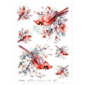 CrafTangles Decoupage Napkin / Tissue / Collage Paper - Birds 1