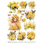 CrafTangles A4 Transfer It Sheets - Floral Elements 17