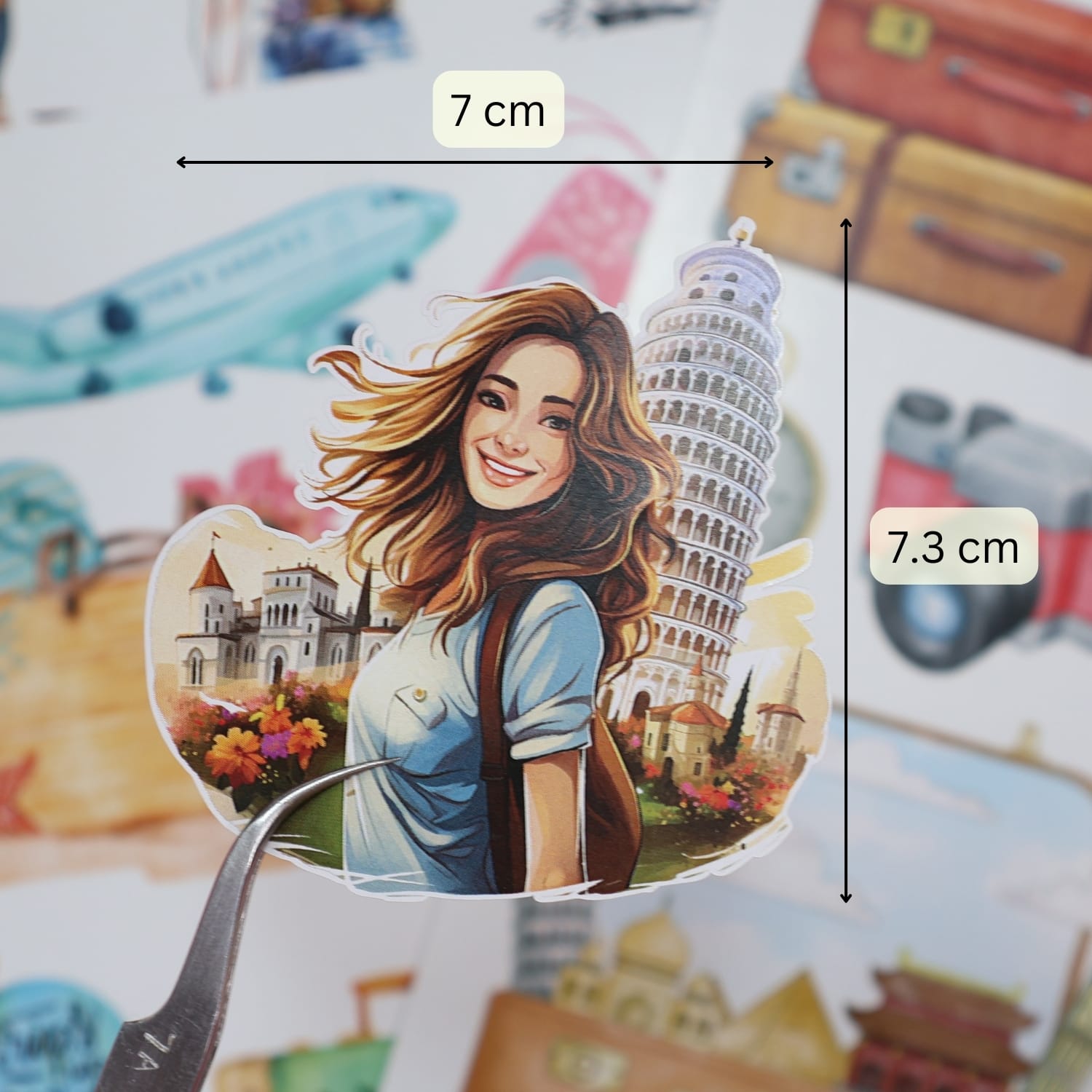 CrafTangles Precut Journal Stickers - Traveller 2 (Pack of 32 stickers) CTPCS 06 Traveller 02 CrafTangles Precut Journal Stickers 2 CTPCS-06_Traveller-02_CrafTangles_Precut_Journal_Stickers_2