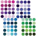 CrafTangles Precut Journal Stickers - Dot Stickers 1 (Pack of 160 stickers)