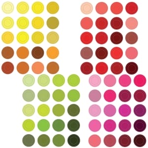 CrafTangles Precut Journal Stickers - Dot Stickers 2 (Pack of 160 stickers)