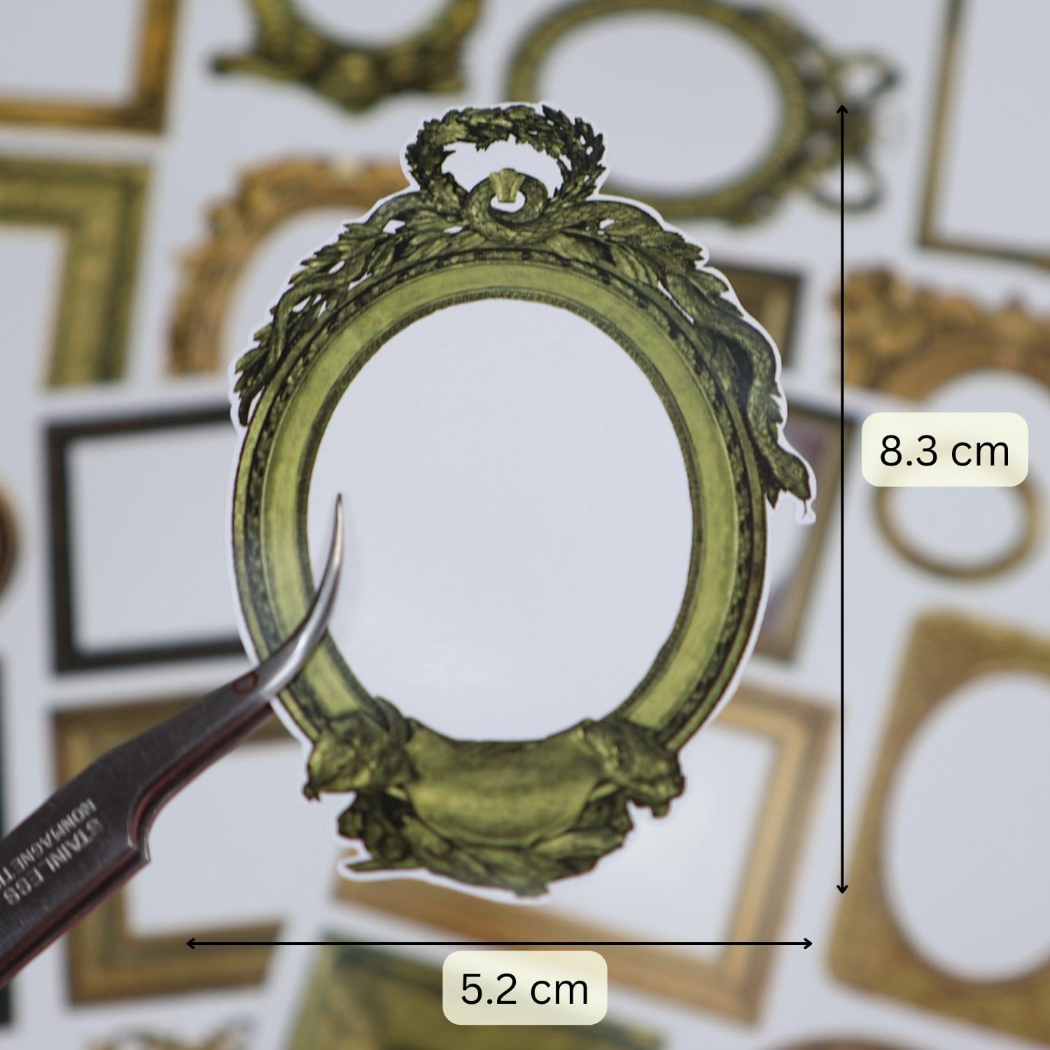 CrafTangles Precut Journal Stickers - Frames 2 (Pack of 26 stickers) CTPCS 12 Frames 02 CrafTangles Precut Journal Stickers 12 1 CTPCS-12_Frames-02_CrafTangles_Precut_Journal_Stickers_12_1