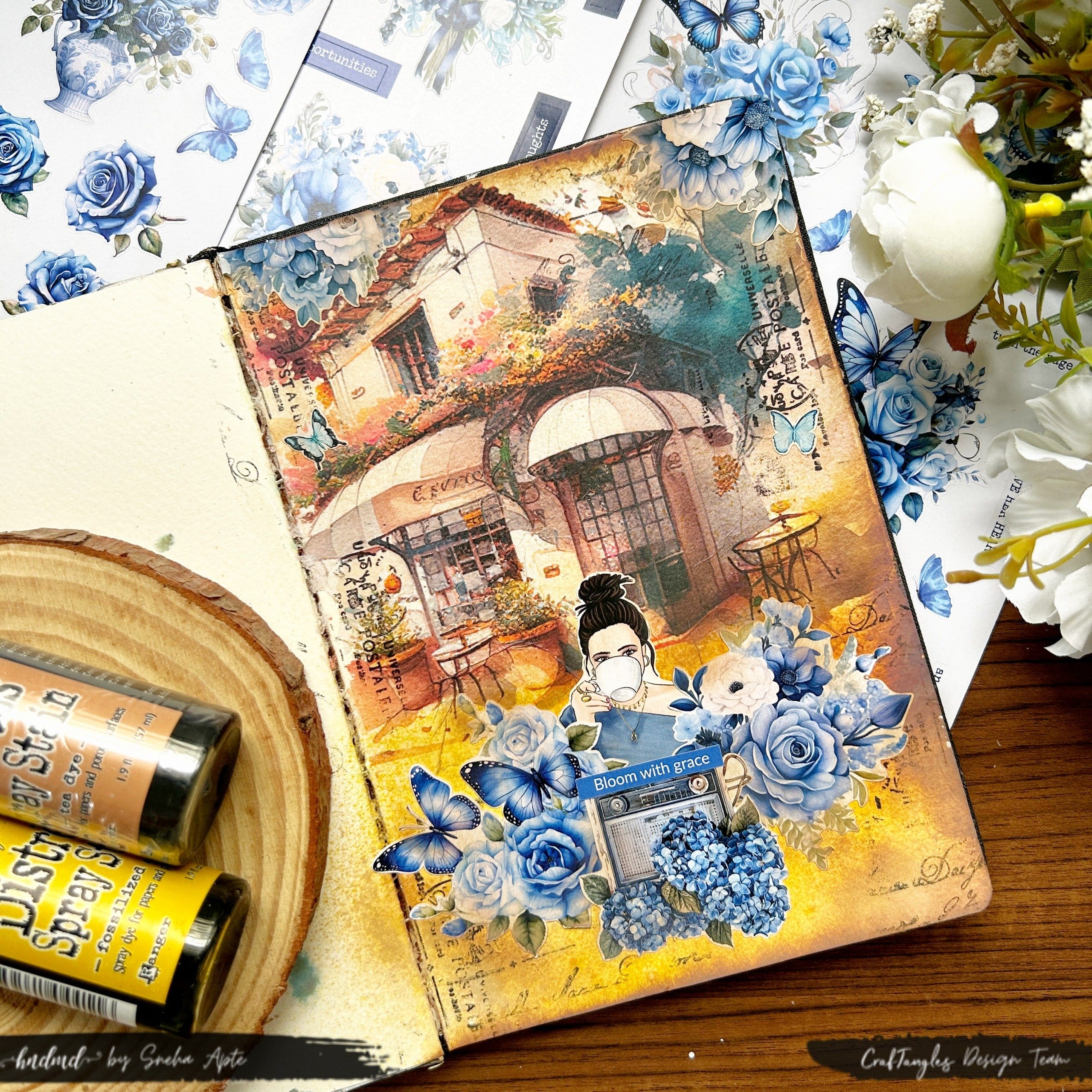 CrafTangles Precut Journal Stickers - Girl Boss 2 (Pack of 48 stickers) CrafTangles Art Journal Bloom with grace CrafTangles Precut Journal Stickers - Girl Boss 2 (Pack of 48 stickers) - Image 8