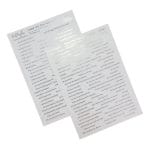 CrafTangles Precut Gold and Silver Journal Stickers - Foiled ChitChat Sentiments 3