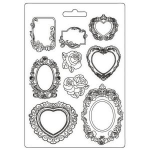 Stamperia Soft Maxi Mould 8.5"X11.5" - Precious Frames