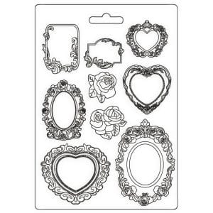Stamperia Soft Maxi Mould 8.5"X11.5" - Precious Frames