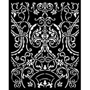 Stamperia Stencil 20 by 25 cm - Sir Vagabond In Fantasy World Metal Deco