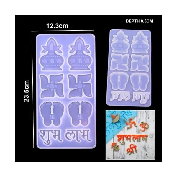 Shubh Labh Silicone Mould (RAWS-096)