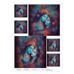 CrafTangles Decoupage Napkin / Tissue / Collage Paper - Radha and Krishna