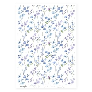 CrafTangles Decoupage Napkin / Tissue / Collage Paper - Floral Pattern 3