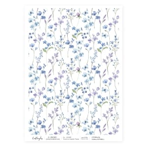 CrafTangles Decoupage Napkin / Tissue / Collage Paper - Floral Pattern 3