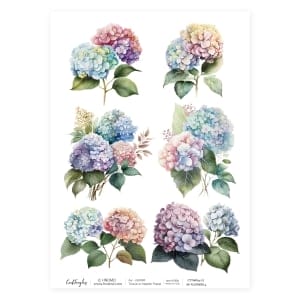 CrafTangles Decoupage Napkin / Tissue / Collage Paper - Spring Flowers 4