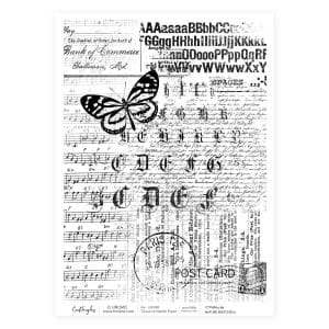 CrafTangles Decoupage Napkin / Tissue / Collage Paper - Nature Sketches 2