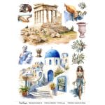 CrafTangles A4 Transfer It Sheets - Travel Greece
